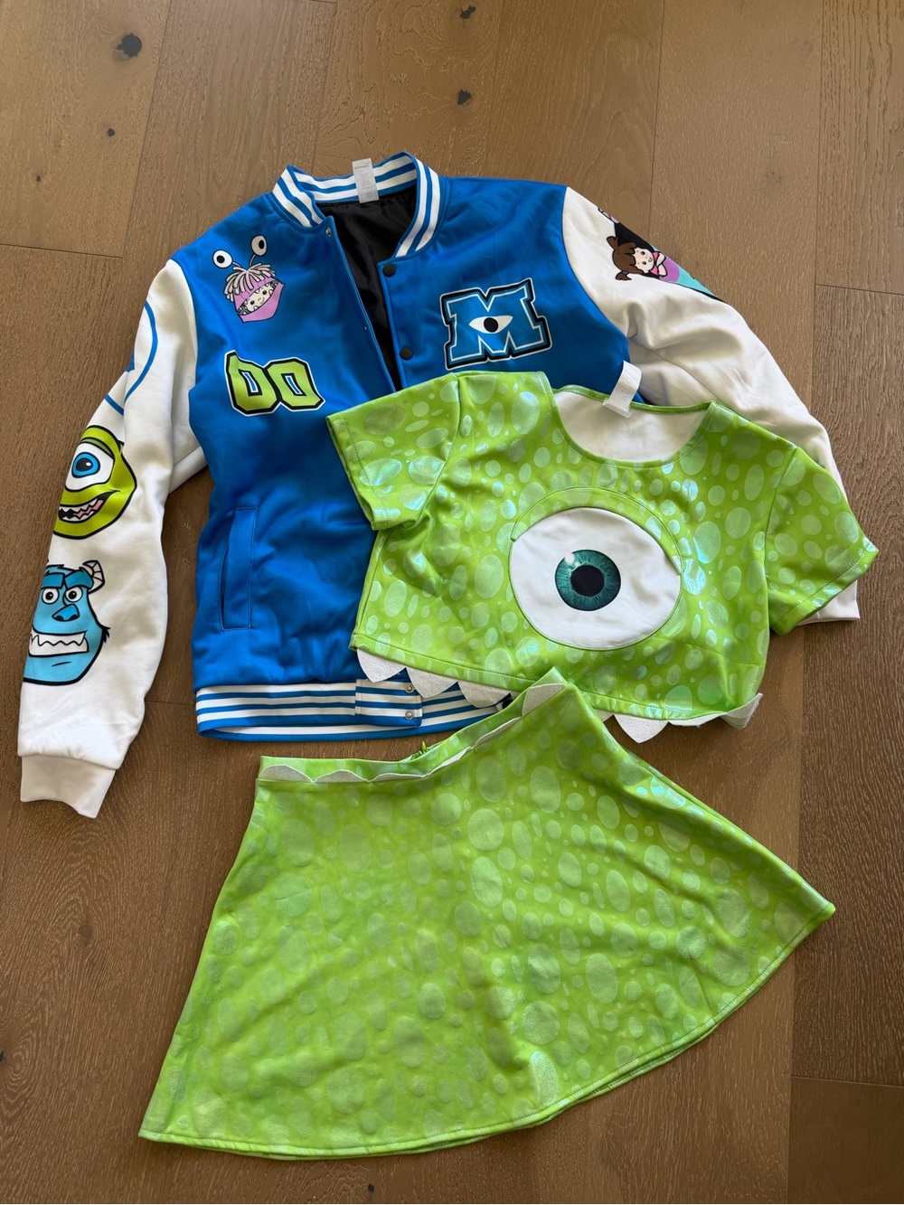 Monsters Inc Mike Wazowski Costume and Jacket